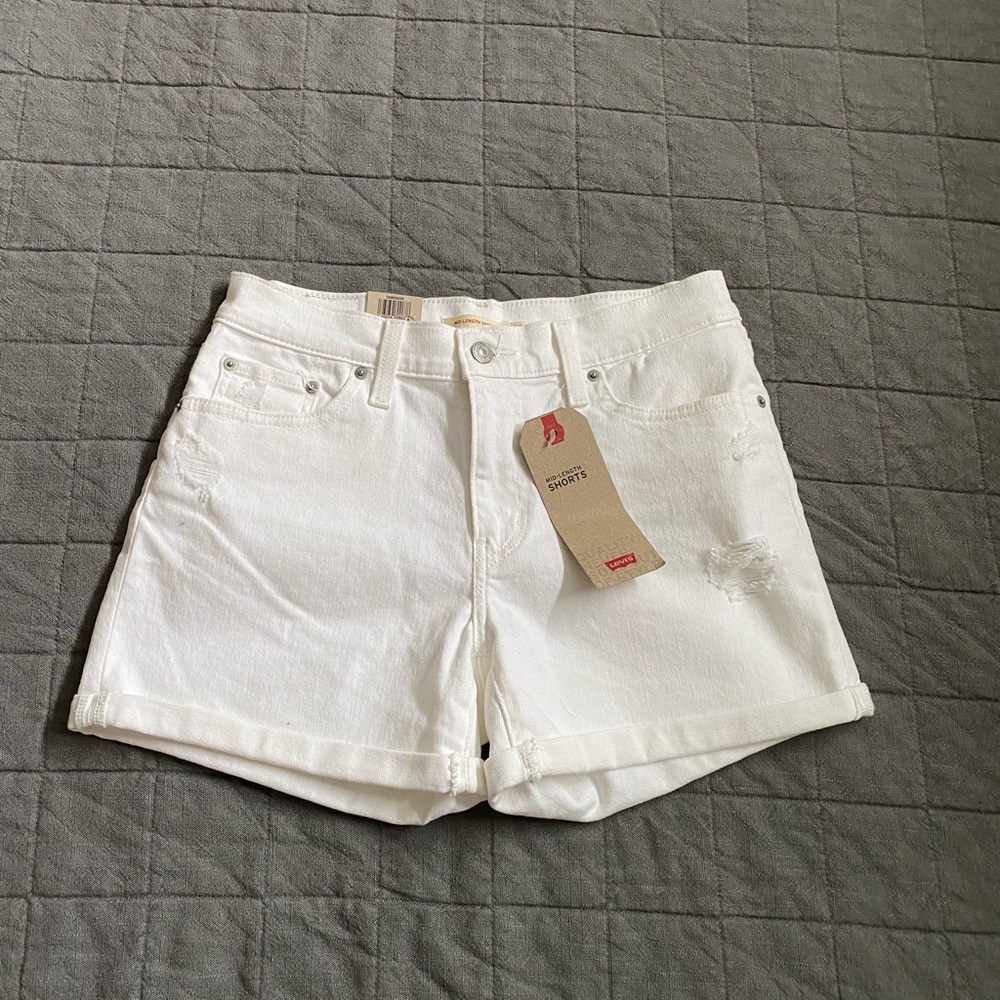 Levi’s Mid Length Jean Shorts